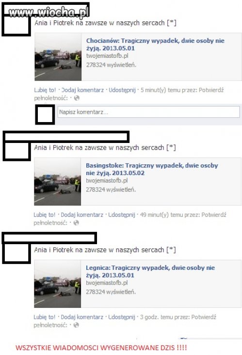 Wiadomości wygenerowane dziś