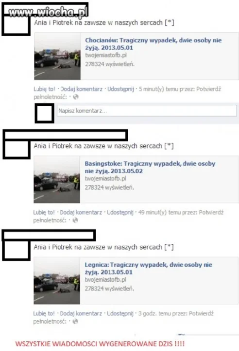 Wiadomości wygenerowane dziś