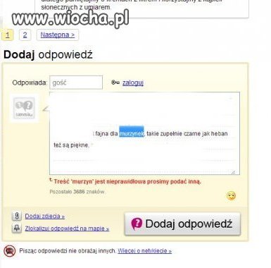 Murzyn jako określenie rasistowskie co za wiocha..