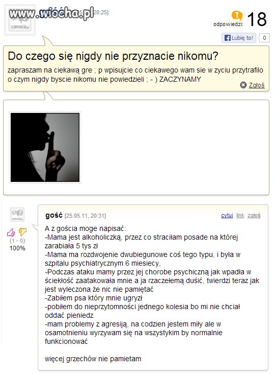 Do czego nigdy nie przyznacie się nikomu!!! 