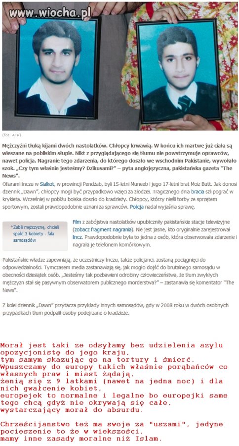  Tolerujemy, dajemy azyl, obywatelstwa (z morałem)