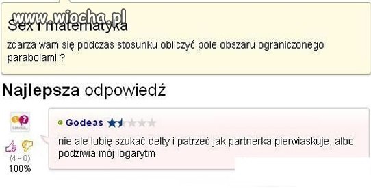 Matematyka w łóżku