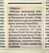 Handelek Gazety Polskiej podczas miesięcznicy.