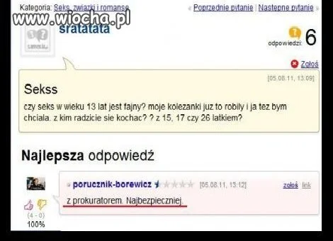 Głupie pytanie.