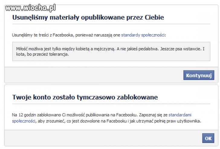 Facebook schodzi na psy.