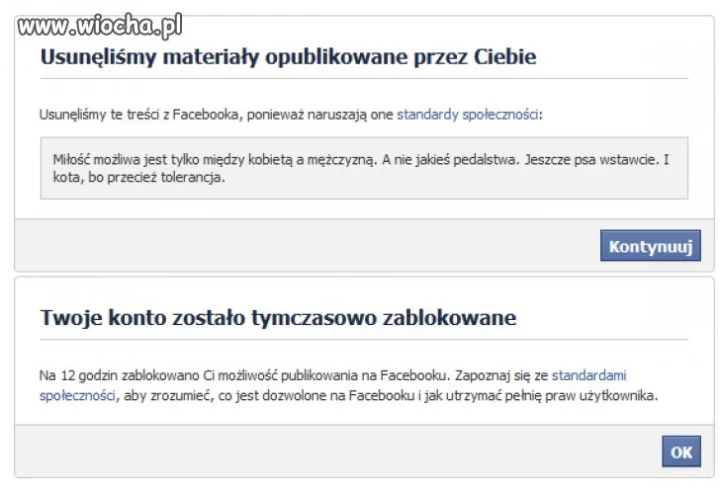 Facebook schodzi na psy.