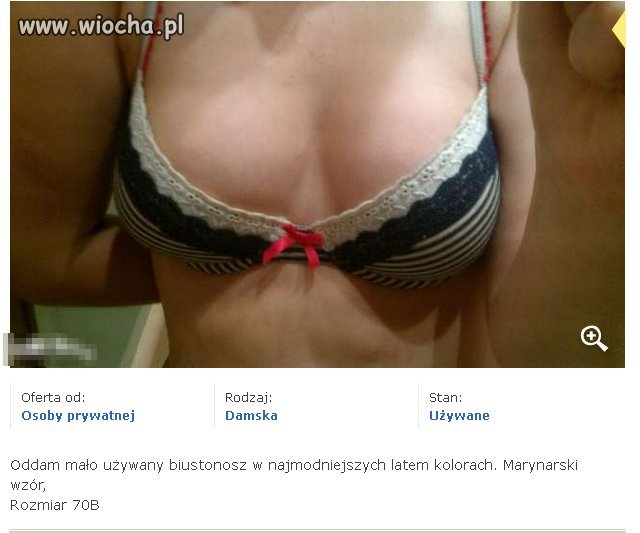 Marynarski biustonosz za free!
