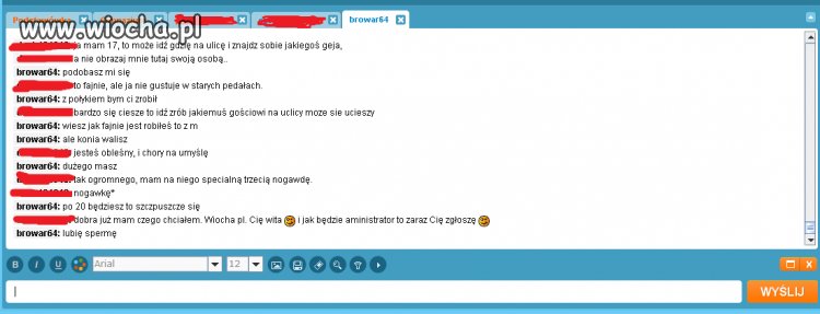 35-letni facet na portalu dla dzieci