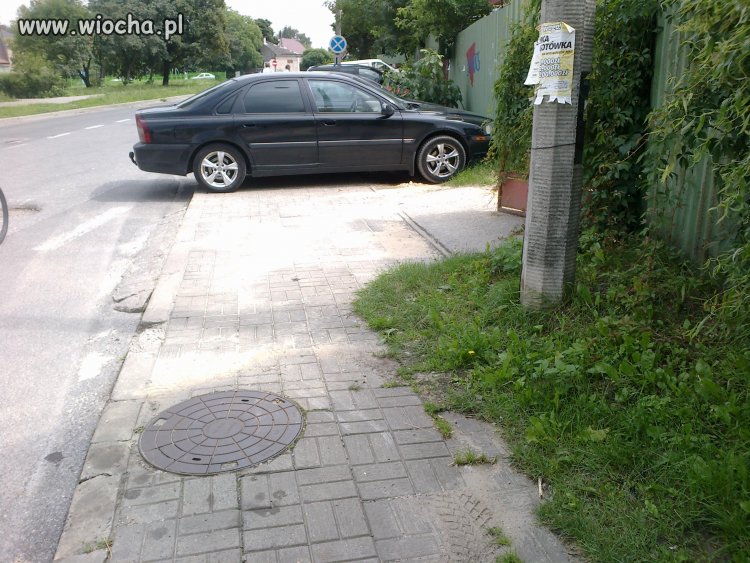 Parkowanie na chodniku
