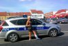 Takie tam z radiowozem
