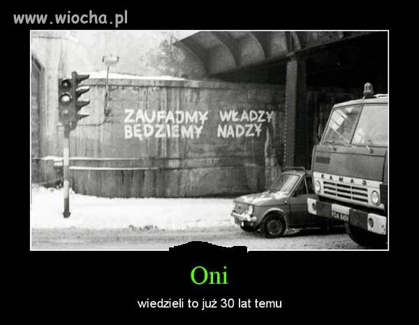 Oni już o tym wiedzieli