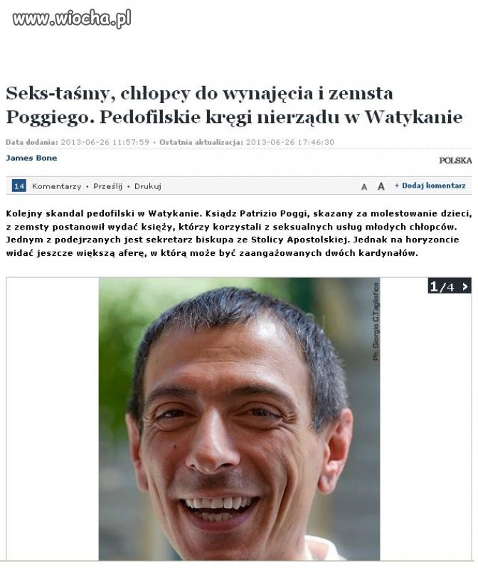 Kolejny skandal w Watykanie