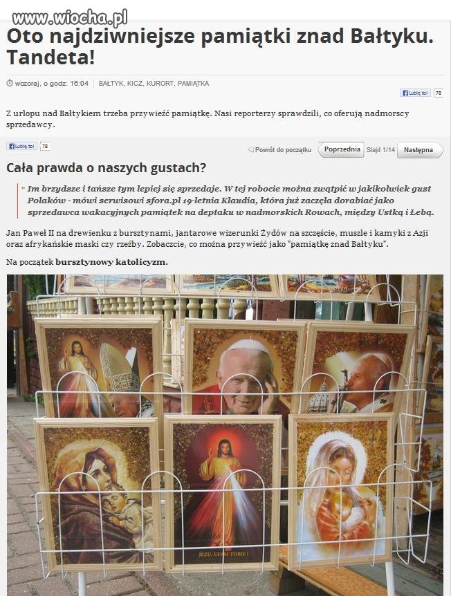 O gustach się nie dyskutuje ...