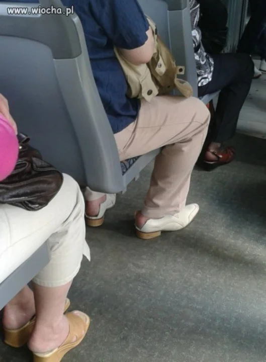 Pół buty Polska moda w autobusie nr 19 