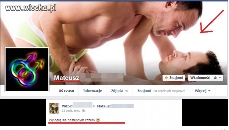 Kolega zrobił koledze psikusa na facebooku...