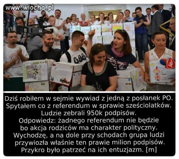 Demokracja wg PO, czyli jak głęboko mamy Naród