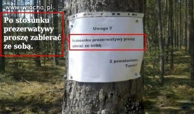 Apel turystów