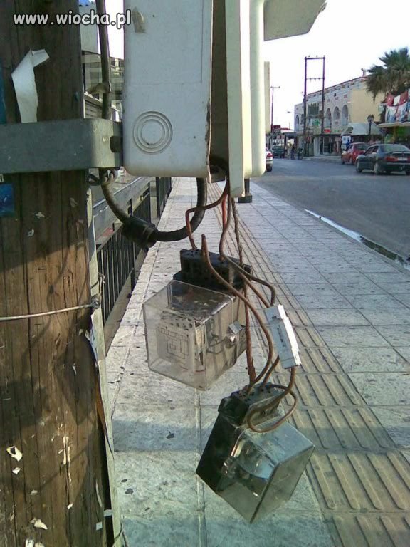 Liczniki elektryczne na Zakhyntos