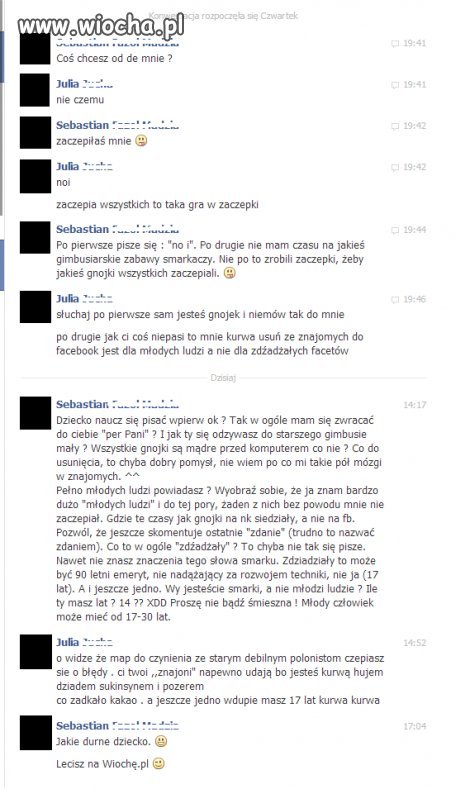 Miła konwersacja z szóstoklasistką 