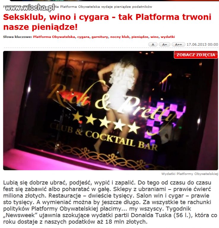 Tak się bawi Platforma