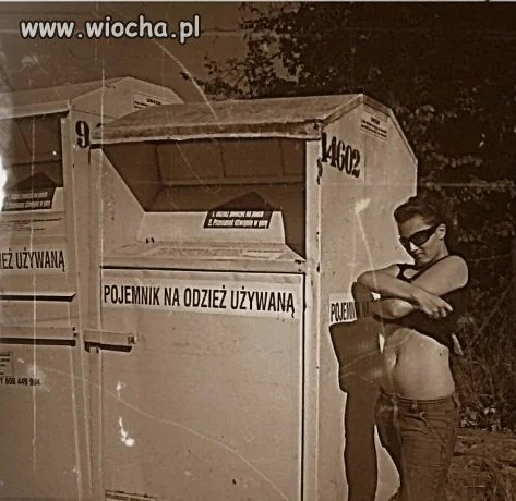 Może chciała oddać dla potrzebujących