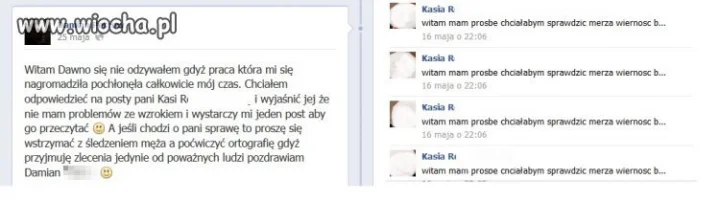 Zamiast sprawdzać męża
