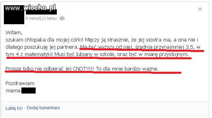 Bardzo zdesperowana mama...