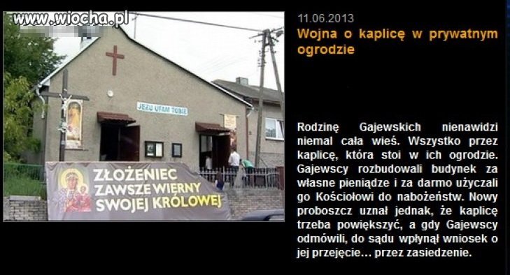 WOJNA O KAPLICĘ