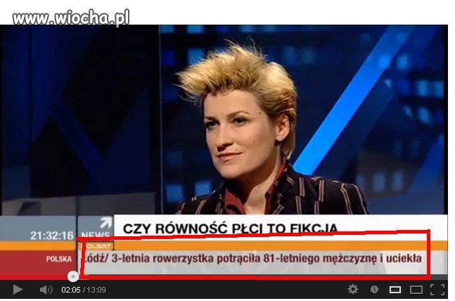 Hmm, twarda sztuka z tej rowerzystki