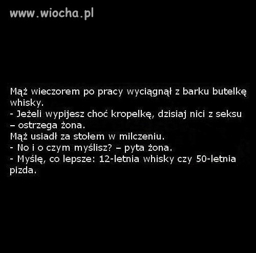 Ironmike ma dylemat co wybrać? lucy123 czy whisky