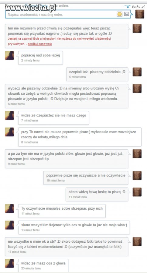 Fotki z prawie gołą c*pą - na co liczyła więcej?