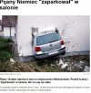 Pijany Niemiec zaparkował w salonie...