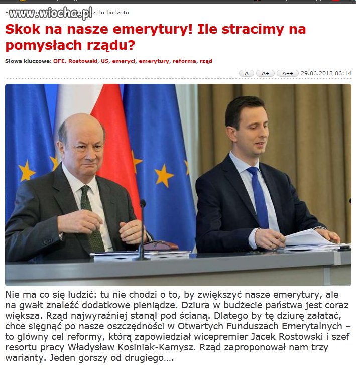 Kolejny plan rządu by Nas oskubać