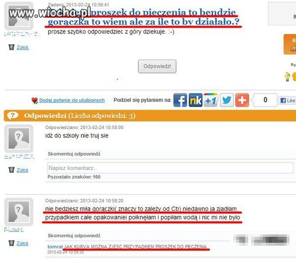Proszek do pieczenia?