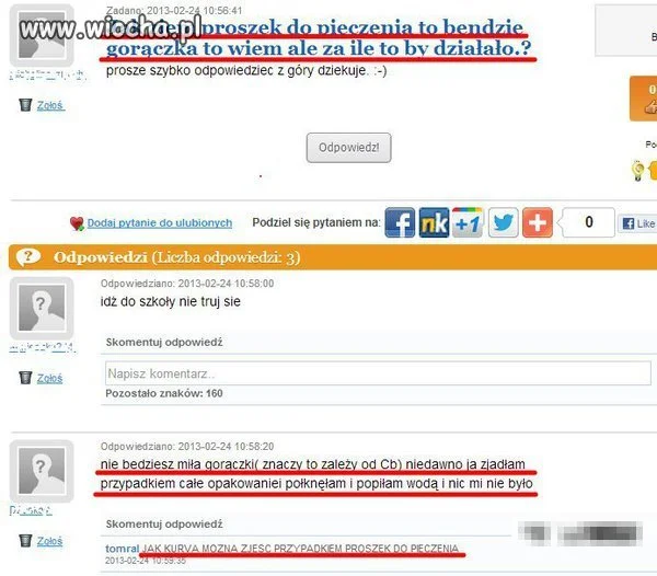 Proszek do pieczenia?