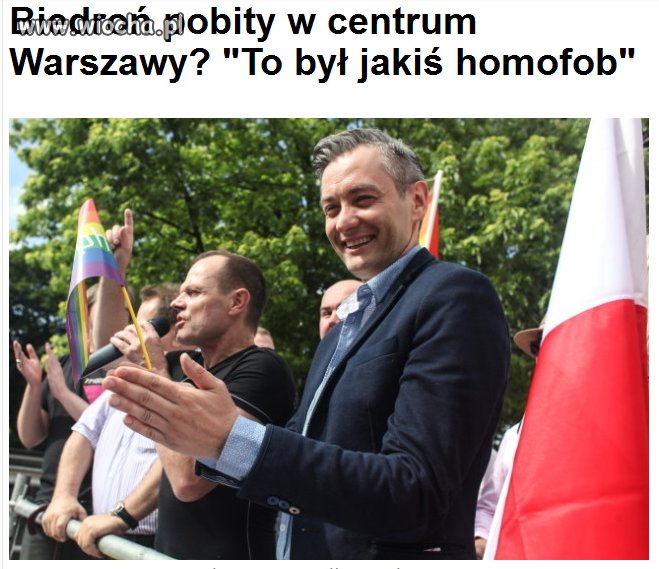 Liczył na pie...e a dostał w pier...l.