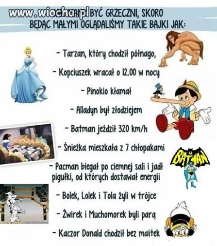 I jak być grzeczną po takich bajkach.
