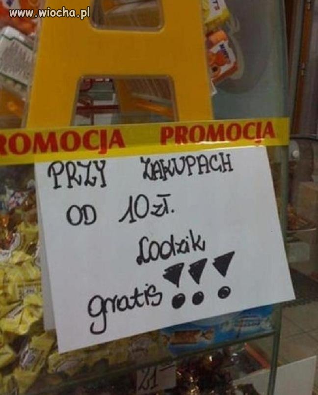 Lodzik gratis
