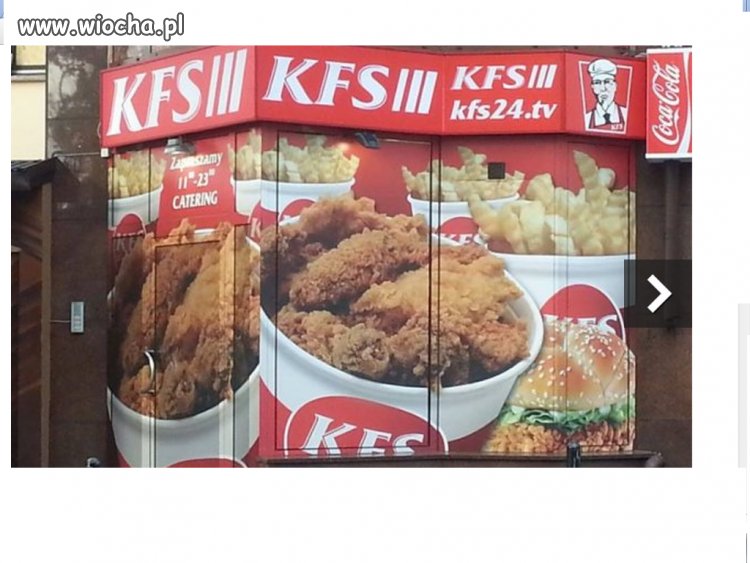 "W Zakopanem powstało KFS -prawie...  jak KFC"
