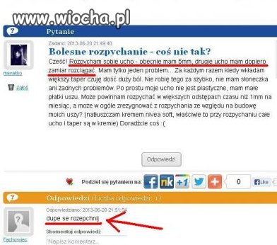 "Du*e se rozepchnij"