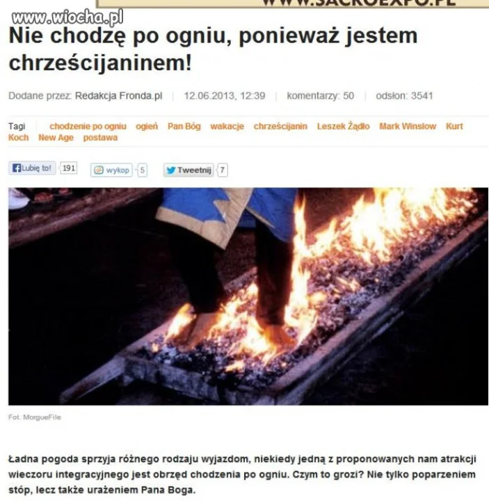 A ja nie chodzę mimo że nie jestem chrześcijaninem