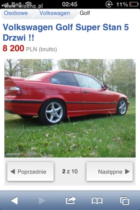 ładny golfik