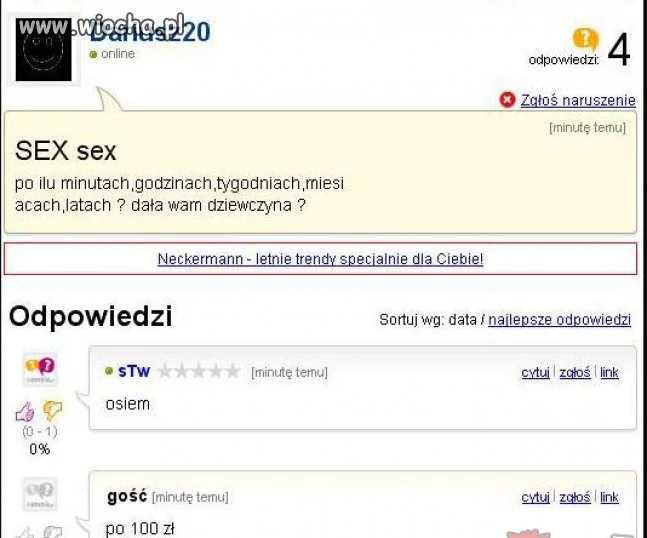 Wyczerpująca odpowiedź