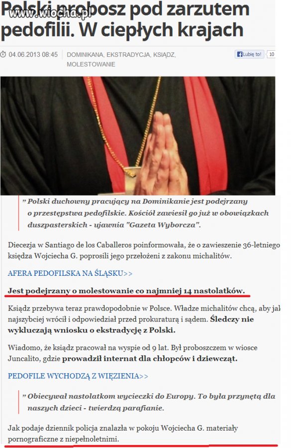 Polski Ksiądz (proboszcz) pedofilem...