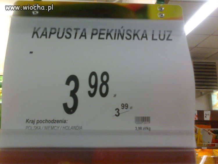 Przecena w Biedronce...