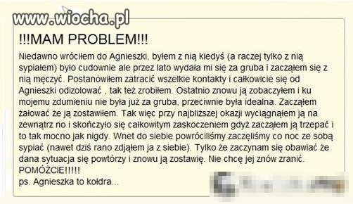 Agnieszka to kołdra