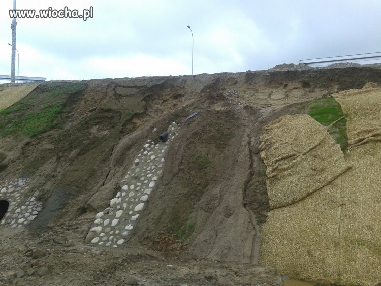 Budowa jednej z autostrad w Polsce
