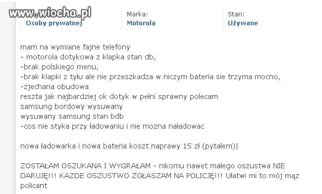 A krąży zła opinia o...
