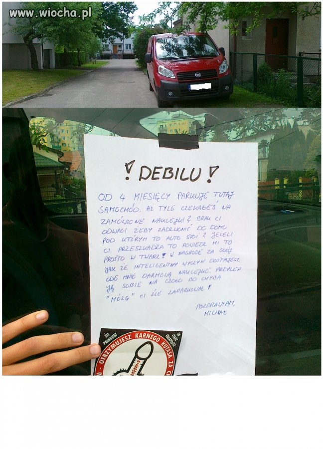 Parkujesz? Zdrapujesz!