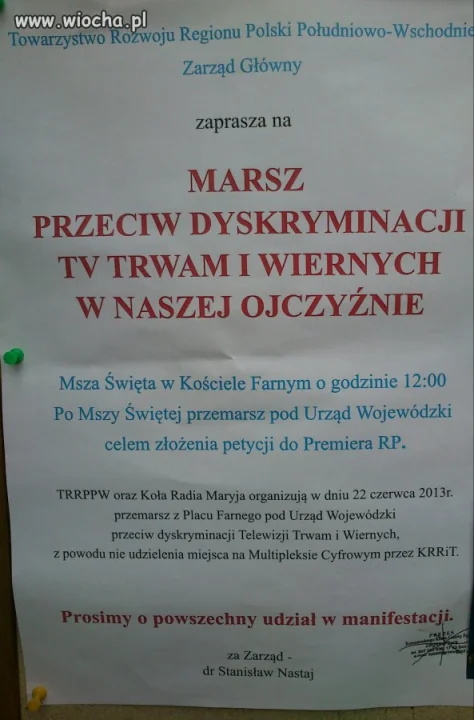 Marsz w obronie uciśnionych